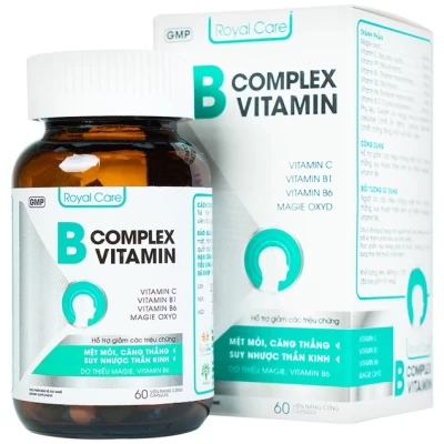 Viên uống B Complex Vitamin Royal Care hỗ trợ giảm mệt mỏi, căng thẳng
